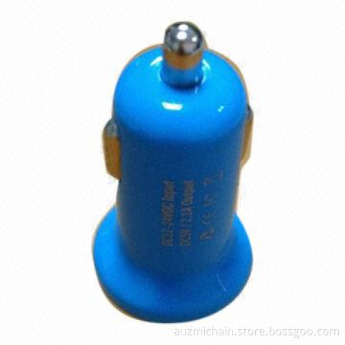 Mini Dual USB 2.A Car Adapter for iPad/iPhone, Sufficient 2A Current